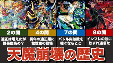 【実装から2年】天魔の孤城「試練の間」について、初回環境と現環境を比較してみた【モンスト】【ゆっくり解説】