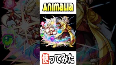 【モンスト】アニマリア使ってみた #モンスト #使ってみた #シャンフロ #ゲーム実況 #youtube #ytshorts #shorts #short #チャンネル登録お願いします